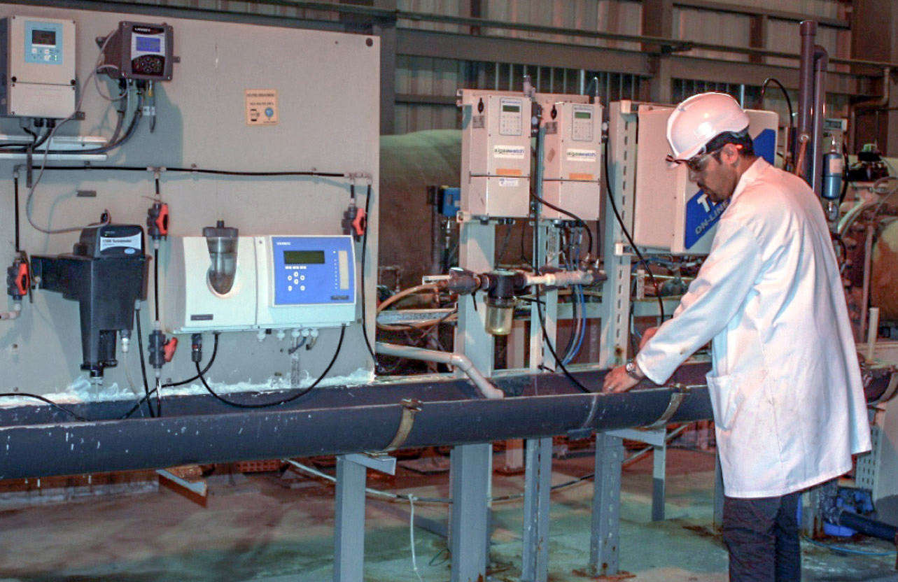 Monitoring biomass to prevent membrane fouling