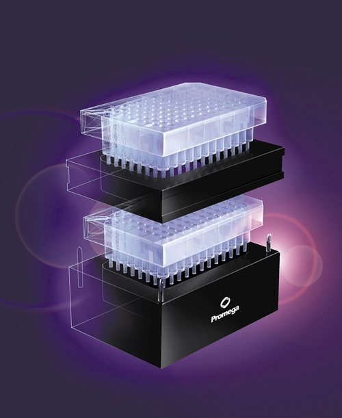 The Wizard SV 96 and SV 9600 Plasmid DNA Purification Systems require the use of a vacuum manifold (Vac-Man 96 Vacuum Manifold, Cat.# A2291).